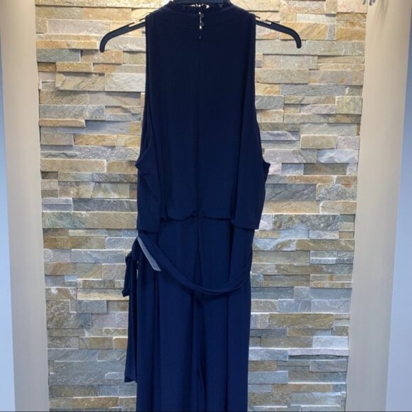 Plus Size Women's Vince Camuto Ruffle Collar Jumpsuit - Picture 4 of 10